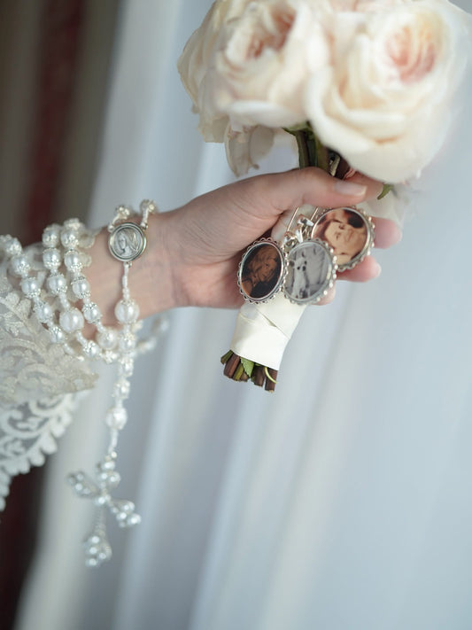 Pearl Wedding Rosary