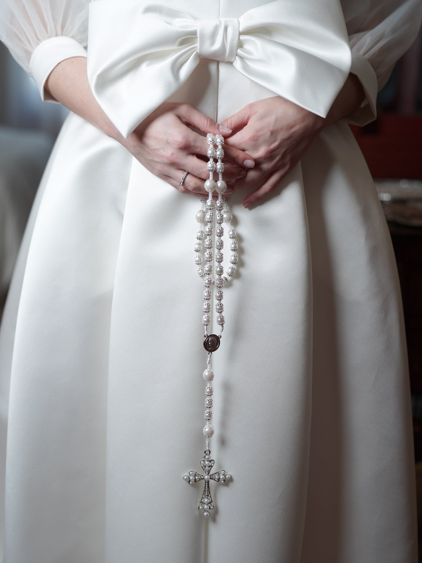 Pearl Wedding Rosary