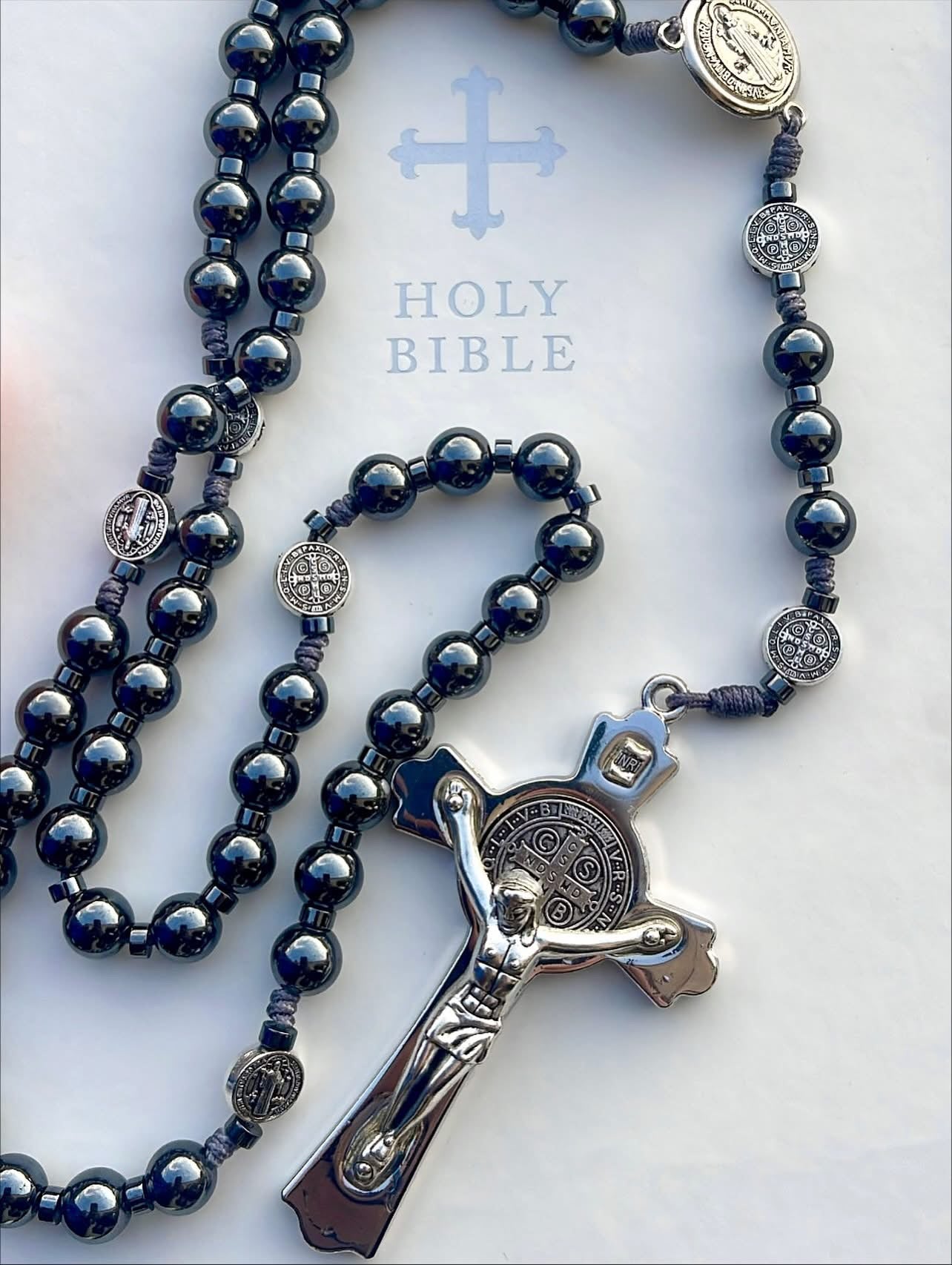 Hematite Semi Precious Stone Rosary