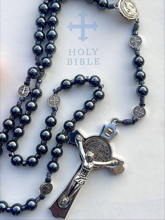 Hematite Semi Precious Stone Rosary