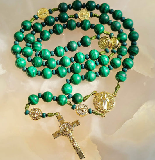 Royal Green Semi Precious Stone Rosary